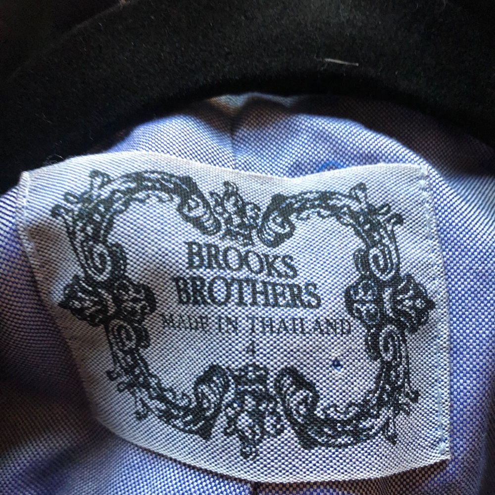 Beautiful Brooks Brothers Navy and Green Blazer - Picture 5 of 6